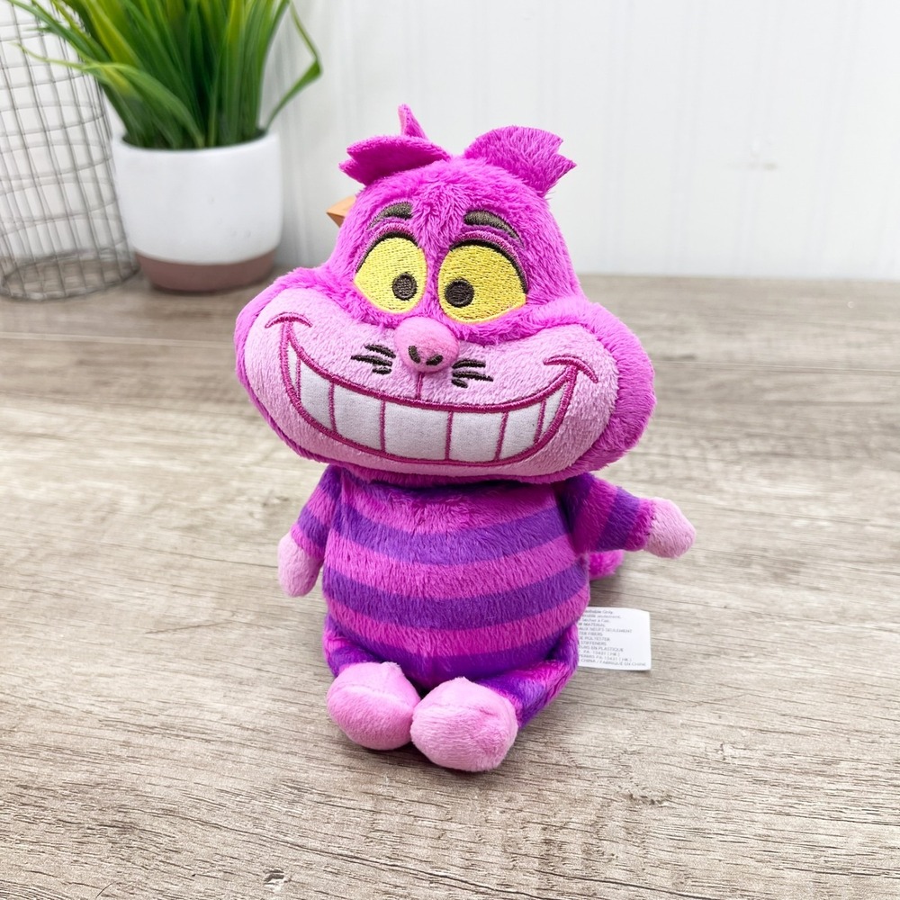Disney Alice's Wonderland Bakery Plush 7 inch CHESHIRE CAT Stuffed TOY